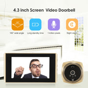 Campanello video con schermo da 4,3 pollici N6 da 2,0 milioni di pixel