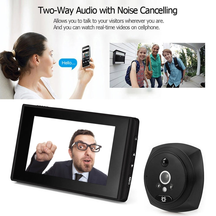 Campanello video con schermo 4,3" e videocamera 2MP