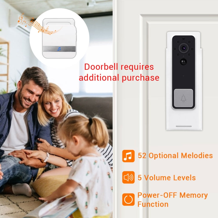 Campanello wireless 110dB basso consumo con spina EU