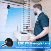 SN520AD Schermo da 3,5 pollici 2.0MP Telecamera di sicurezza Digital Peephole Door Viewer, SN520AD