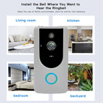 Campanello video smart M2 720P con WiFi e visione notturna