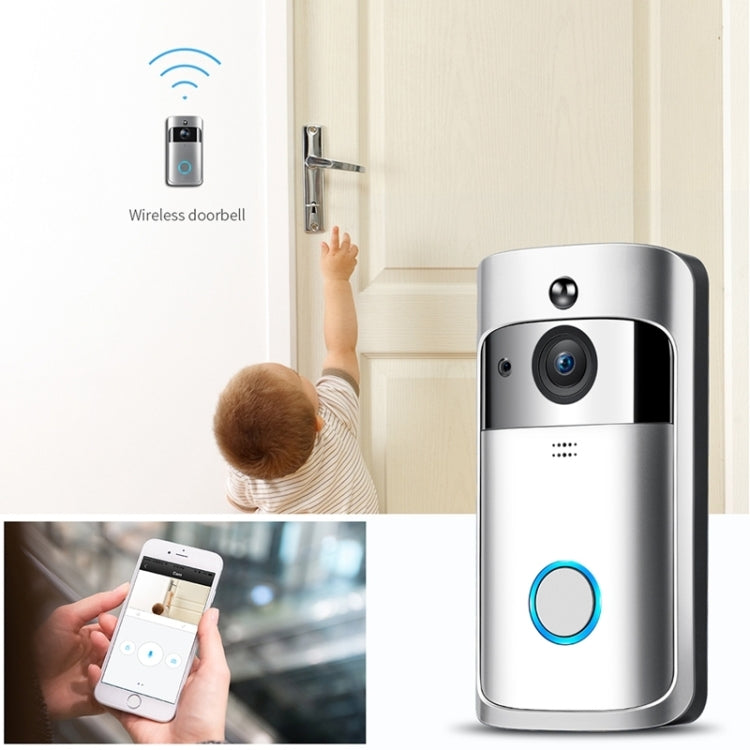 Campanello visivo PIR M4 720P Smart WiFi con visione notturna