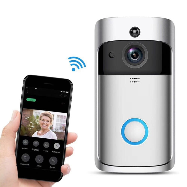 Campanello visivo PIR M4 720P Smart WiFi con visione notturna