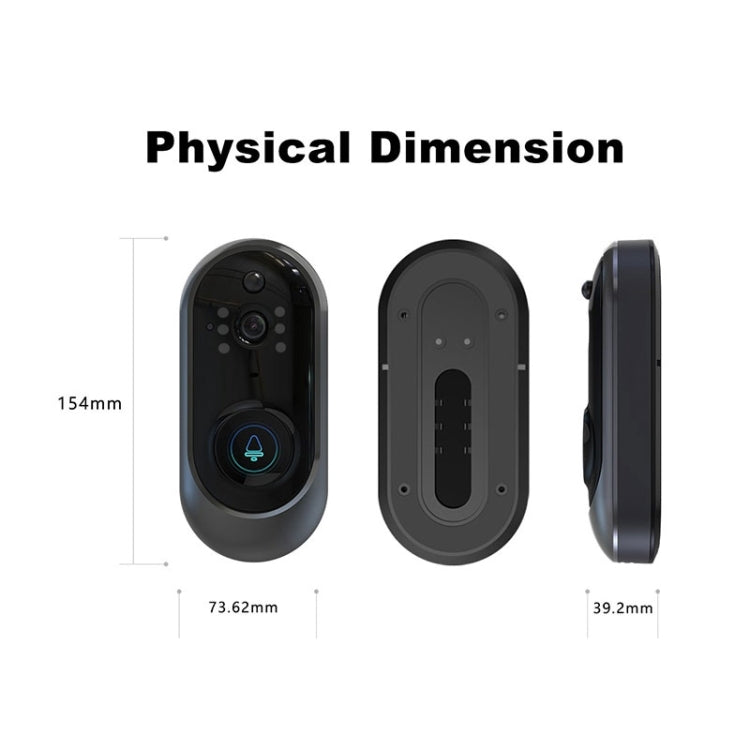 Campanello video M108 720P WiFi batteria 6400mAh