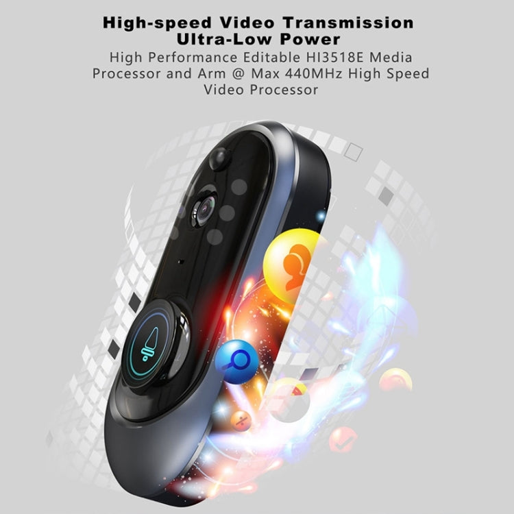 Campanello video M108 720P WiFi batteria 6400mAh