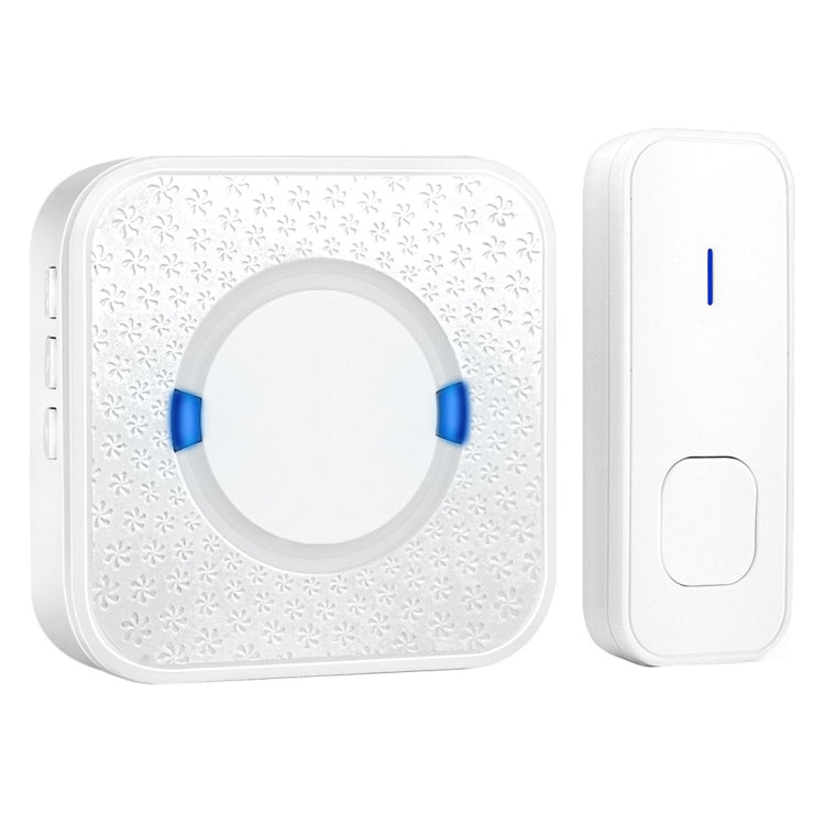 P6-B Ricevitore campanello WiFi wireless IP55 impermeabile a basso consumo energetico 110 dB, 53 opzioni musicali, distanza ricevitore: 300 m