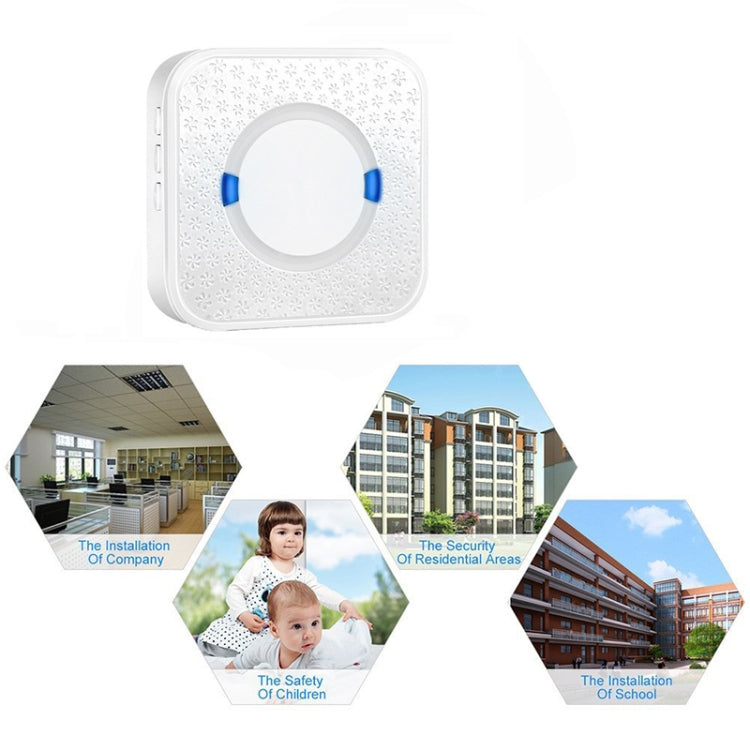 Ricevitore wireless IP55 110dB per campanello 300 m