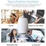 X3 1080P WiFi Smart Video IP54 Spia per porta con fotocamera digitale impermeabile, supporto scheda TF e visione notturna a infrarossi