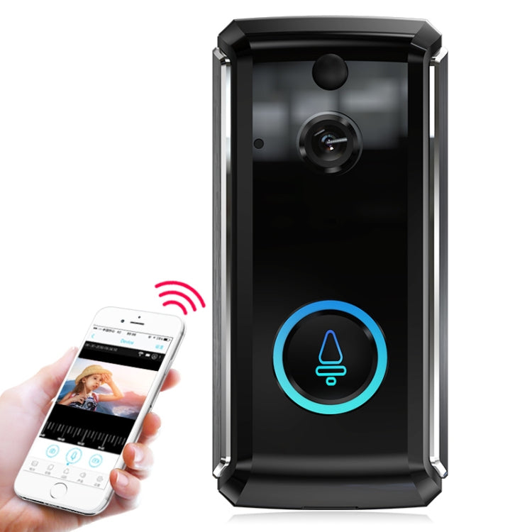 Campanello video intelligente WiFi M101, supporto per visione notturna a infrarossi / rilevamento del movimento / interfono bidirezionale / scheda SD da 32 GB, M101