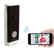 M200A 1080P WiFi Campanello video pulsante rotondo intelligente, supporto rilevamento movimento a infrarossi e frequenza adattiva e interfono bidirezionale e sveglia remota / PIR, M200A