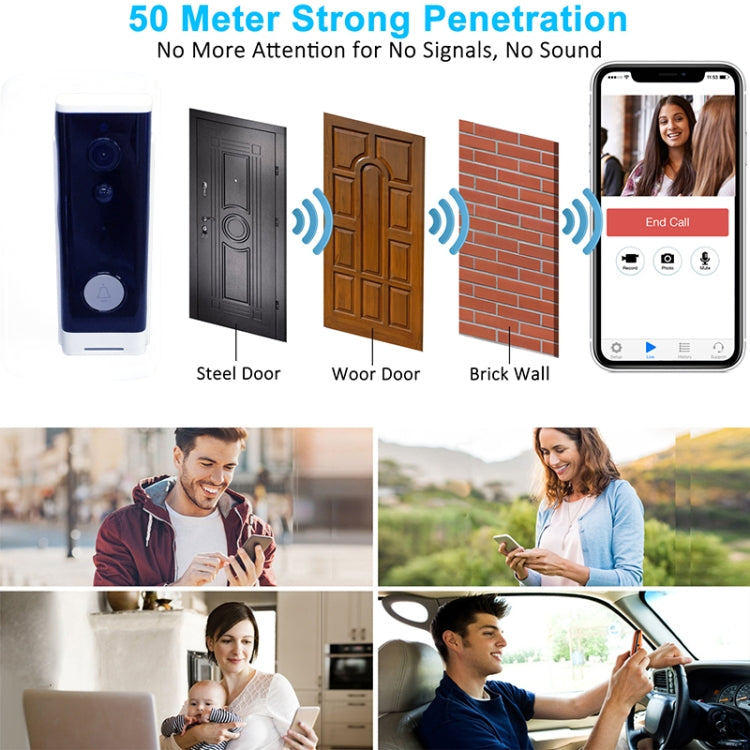 M200A Campanello Video WiFi 1080P con Interfono