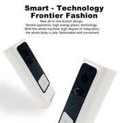 Campanello video intelligente con pulsante quadrato WiFi M200B, supporto rilevamento movimento a infrarossi e frequenza adattiva e interfono bidirezionale e sveglia remota / PIR, M200B