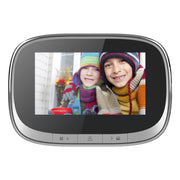 SF550 Spioncino digitale per porta con schermo da 4,3 pollici 1,0 MP di sicurezza con 12 musica polifonica, supporto rilevamento movimento PIR e visione notturna a infrarossi e grandangolo 145 gradi e scheda TF