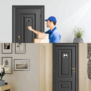 SF550 Spioncino digitale per porta con schermo da 4,3 pollici 1,0 MP di sicurezza con 12 musica polifonica, supporto rilevamento movimento PIR e visione notturna a infrarossi e grandangolo 145 gradi e scheda TF