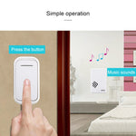 VOYE V022F Home Music Campanello senza fili con telecomando con 38 suoni di polifonia, V022F