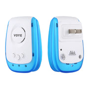 VOYE V009B Home Music Campanello senza fili con telecomando con 38 suoni polifonici, spina americana, V009B