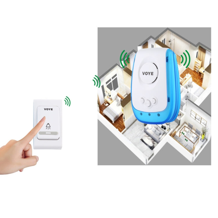 VOYE V009B Campanello wireless con telecomando 38 suoni