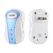VOYE V008A Campanello wireless con telecomando per musica domestica con 38 suoni di polifonia, presa americana, V008A