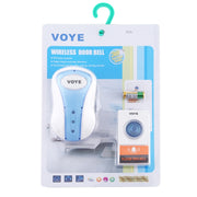 VOYE V008A Campanello wireless con telecomando per musica domestica con 38 suoni di polifonia, presa americana, V008A