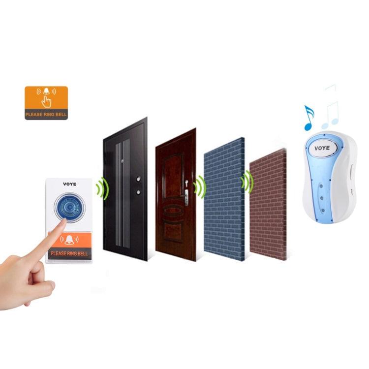 Campanello wireless VOYE V008A con telecomando e 38 suoni