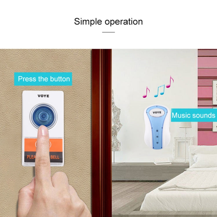 Campanello wireless VOYE V008A con telecomando e 38 suoni