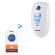 VOYE V003A Home Music Campanello senza fili con telecomando con 38 suoni polifonici, spina americana, V003A
