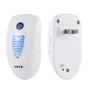 VOYE V003A Home Music Campanello senza fili con telecomando con 38 suoni polifonici, spina americana, V003A