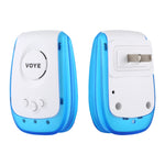 VOYE V009A Home Music Campanello senza fili con telecomando con 38 suoni polifonici, spina americana, V009A
