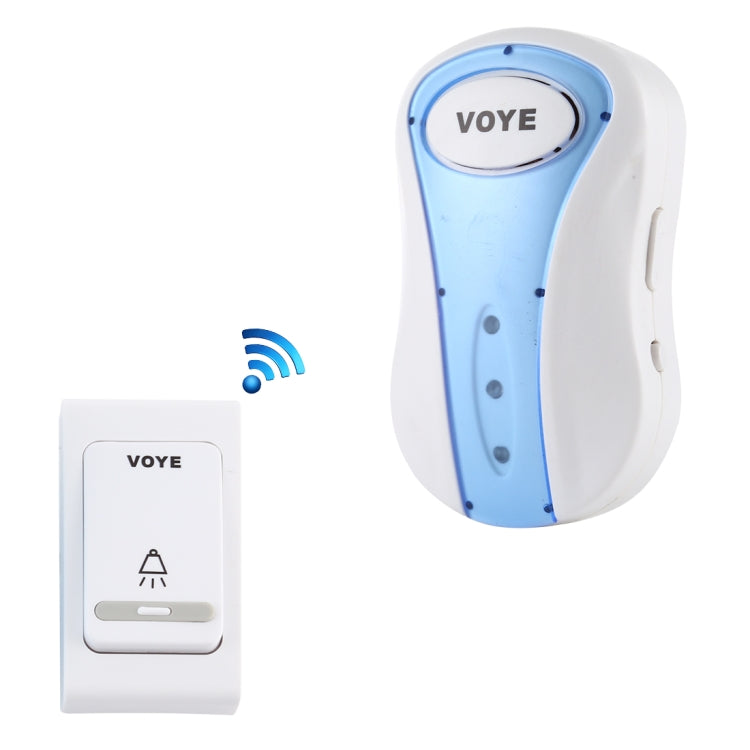 VOYE V008B Home Music Campanello senza fili con telecomando con 38 suoni polifonici, spina americana, V008B