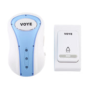 VOYE V008B Home Music Campanello senza fili con telecomando con 38 suoni polifonici, spina americana, V008B