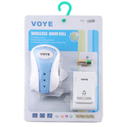 VOYE V008B Home Music Campanello senza fili con telecomando con 38 suoni polifonici, spina americana, V008B