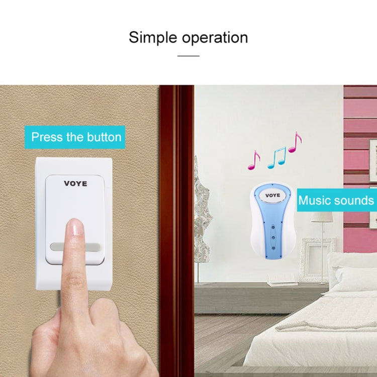 Campanello wireless VOYE V008B con telecomando e 38 suoni