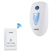 VOYE V003B Home Music Campanello senza fili con telecomando con 38 suoni polifonici, spina americana, V003B