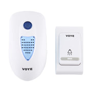 VOYE V003B Home Music Campanello senza fili con telecomando con 38 suoni polifonici, spina americana, V003B