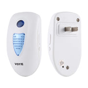 VOYE V003B Home Music Campanello senza fili con telecomando con 38 suoni polifonici, spina americana, V003B