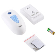 VOYE V003B Home Music Campanello senza fili con telecomando con 38 suoni polifonici, spina americana, V003B
