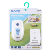 VOYE V003B Home Music Campanello senza fili con telecomando con 38 suoni polifonici, spina americana, V003B