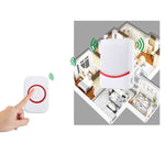 Campanello senza fili con telecomando e luci colorate