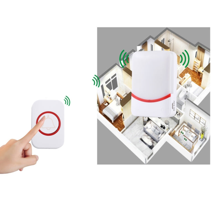 Campanello senza fili con telecomando e luci colorate