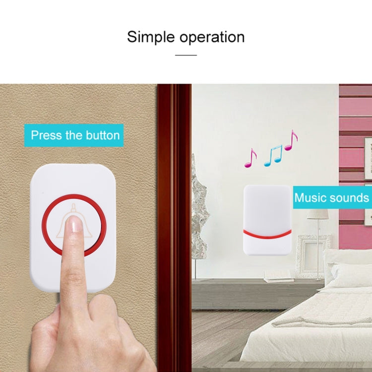 Campanello senza fili con telecomando e luci colorate