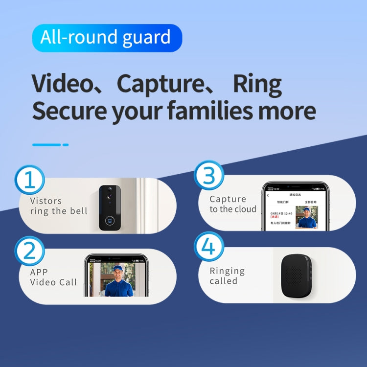 Videocitofono wireless DoorBell i9 con telecamera