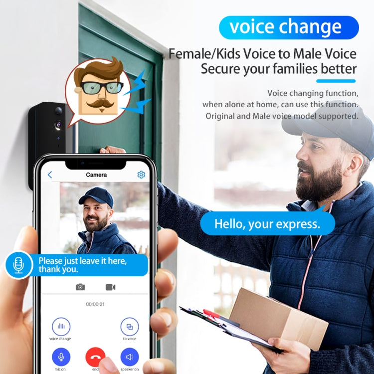 Videocitofono wireless DoorBell i9 con telecamera
