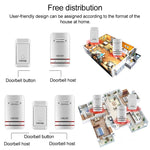 Campanello elettronico wireless cinetico con 3 ricevitori
