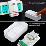 CACAZI V027G One Button One Ricevitori Campanello elettronico cinetico domestico wireless autoalimentato, spina UK, 1 Button 1 Receivers