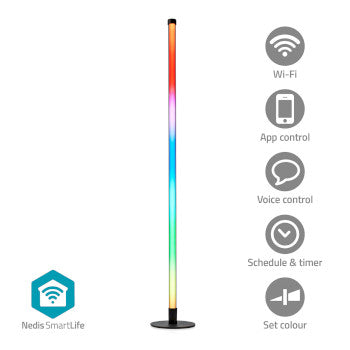 SmartLife Mood Light | Wi-Fi | Tube | 180 lm | RGBIC / Warm to Cool White | 2700 - 6500K | 10W | Metal / Silicone | 1pcs