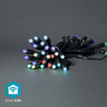 SmartLife Christmas Lights | Party Lights | Wi-Fi | RGB | 48 LED's | 10.80 m | Android™ / IOS