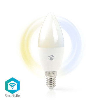 SmartLife LED Bulb | Wi-Fi | E14 | 470 lm | 4.9W | Warm to Cool White | 2700 - 6500K | Android™ / IOS | Candle | 1pcs