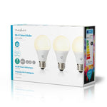 Lampadina LED Smart Wi-Fi 9W Bianco caldo 2700K E27 800 lumen confezione da 3 pezzi
  5412810313242 541281031324 WIFILW31WTE27 ND9050