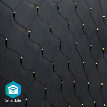 SmartLife Christmas Lights | Net | Wi-Fi | Warm White | 280 LED's | 3.00 m | 3 x 2 m | Android™ / IOS