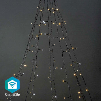 SmartLife Christmas Lights | Tree | Wi-Fi | Warm to Cool White | 200 LED's | 20.0 m | 10 x 2 m | Android™ / IOS